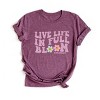Simply Sage Market S.W.Smiley Live Life in Full Bloom Smiley Short Sleeve Tee - 3 of 4