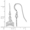 Black Bow Jewelry Sterling Silver Furman Paladins NCAA Dangle Earrings - 2 of 3