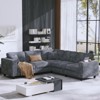Christopher Knight Home Walter Modern 97''Corduroy L Shaped Sectional Sofa with Armrest Storage - 2 of 4