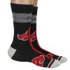 Naruto: Shippuden Red Cloud Rain Of Blood Justice Anime Crew Socks (8-12) - 2 of 4