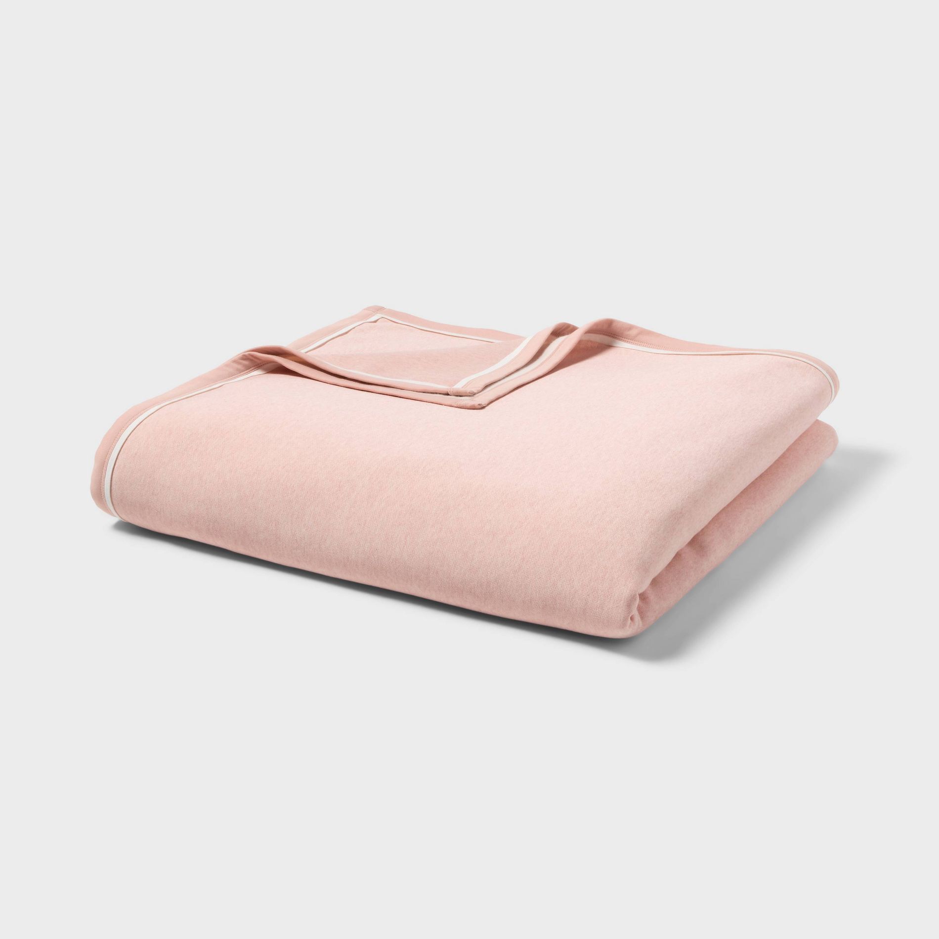Twin/Twin XL Sweatshirt Bed Blanket Pink - Room Essentials™