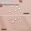 Waterproof Modern Shower Curtain with Hooks, 72"W x 72"L (Pack of 1) - 4 of 4