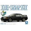 Aoshima: 1/32 The Snap Kit Nissan R32 Skyline GT-R (Black Pearl Metallic) Scale Model Kit #14-C - 2 of 4