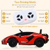 Costway 12V Ride on Car  with 2.4G Remote Control LED Lights MP3 Music Horn - 3 of 4