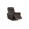 Signature Design by Ashley Pisgham Leather Power Recliner with Adjustable Easy View™ Headrest, Chocolate Brown - 3 of 4