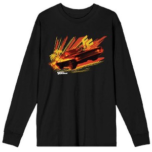 Fast & Furious Car Racing Adult Black Crew Neck Long Sleeve Tee - 1 of 3
