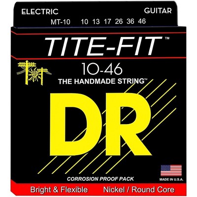 DR Strings Tite-Fit MT-10 Medium-Tite Nickel Plated Electric Guitar Strings