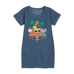 - LOL Surprise! - Boogie Babe Graphic Short Sleeve Fleece Dress - 1 of 4