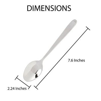 Fino 18/10 Stainless Steel Demitasse Spoon Set, 4 Pieces