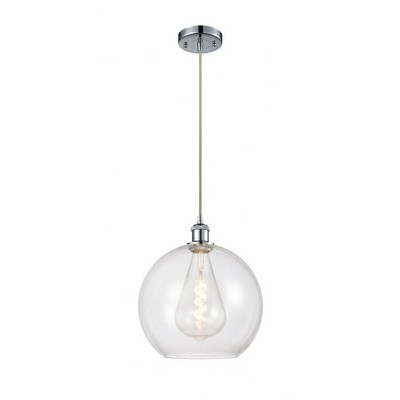 Athens - 1 Light Mini Pendant In Industrial Style-16.38 Inches Tall and 11.75 Inches Wide