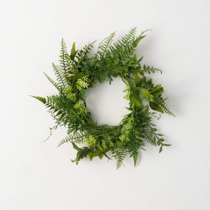Sullivans Verdant Leafy Foliage Wreath - 1 of 3