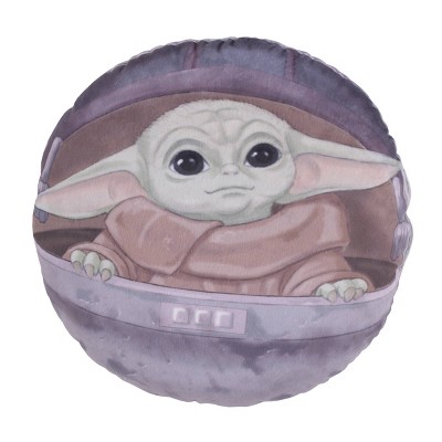 Toddler Star Wars: The Mandalorian The Child Throw Round Pillow
