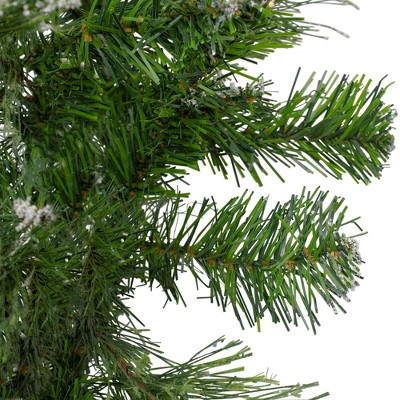 Snow Mountain Pine 24" Frosted Artificial Christmas Wreath