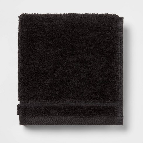 8pk Antimicrobial Washcloth Set Black - Room Essentials™ : Target