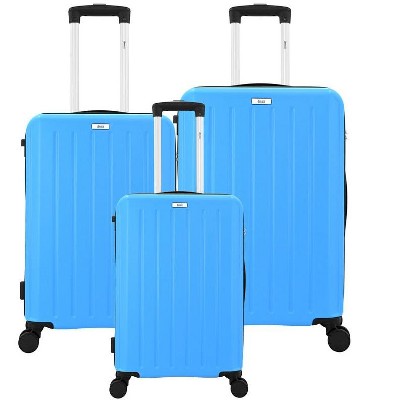 Mirage Luggage Noble ABS Hard shell Lightweight 360 Dual Spinning Wheels and Combo Lock 3-Piece Luggage Set