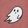Dalix Ghost Embroidered Cotton Relaxed Fit Short Sleeve Crewneck Tee Shirt Women - 4 of 4