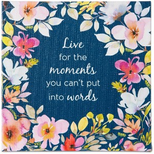 Pavilion Gift Company - Moments - Canvas Plaque with Easel Back - Wall Sign Panels - 1 of 4