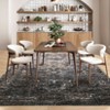 Washable Area Rug, Ombre Vintage Distressed Low Pile Non-Slip Carpet, Ultra-Thin Accent Rug for Bedroom, Living Room, Dining Room - 2 of 4