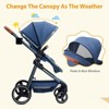 2 in 1 Baby Stroller with Bassinet for Infant and Newborn 0-36 Months Old Babies, Lightweight Travel Strollers Foldable with Umbrella - 4 of 4