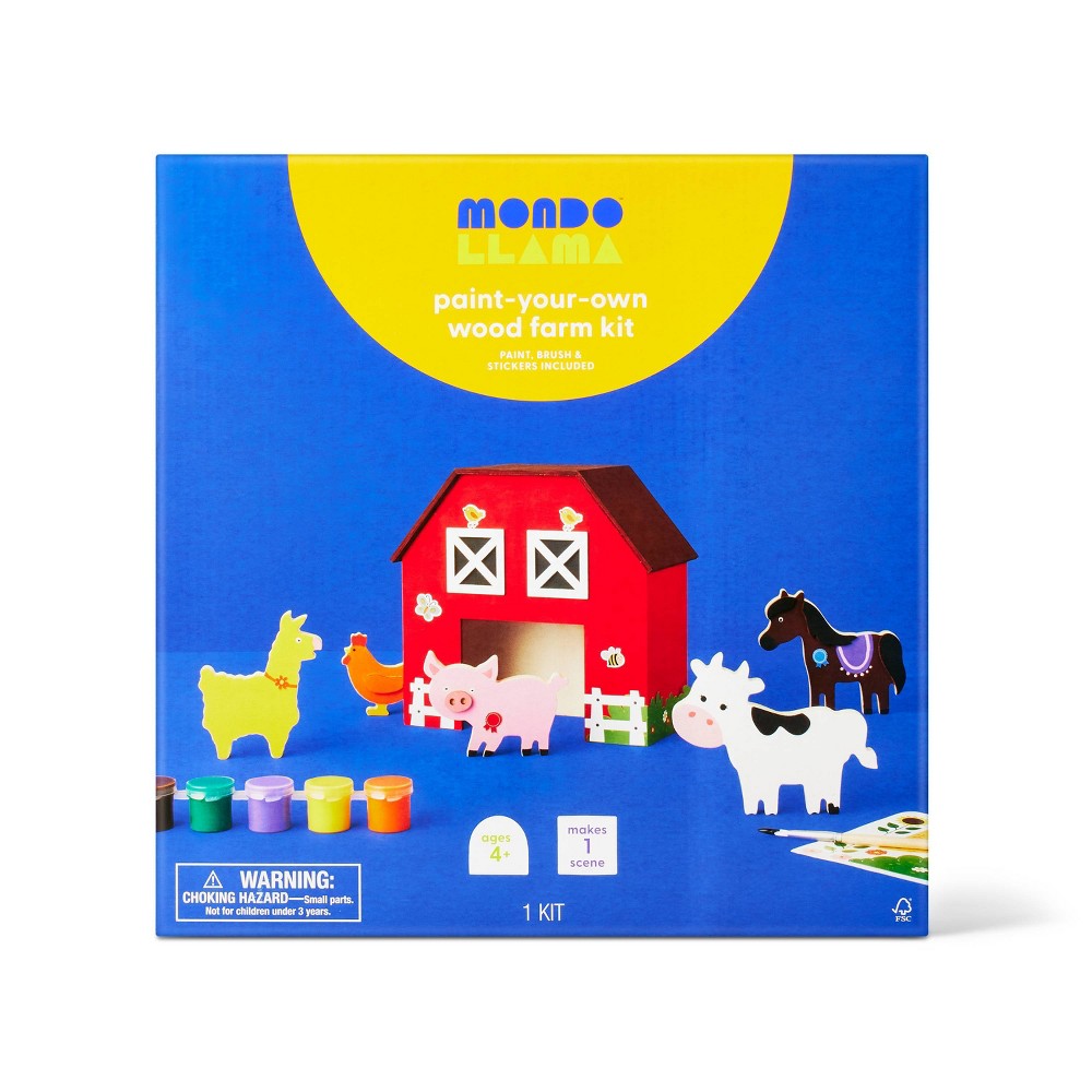 Paint your Own Farm Kit - Mondo Llama