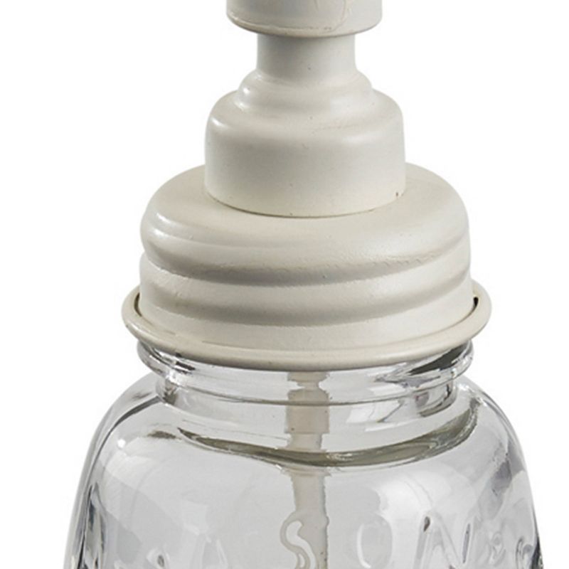 Mason Jar Soap Dispenser White, 3 of 6