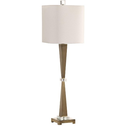 Kellen Antiqued Brass Floor Lamp