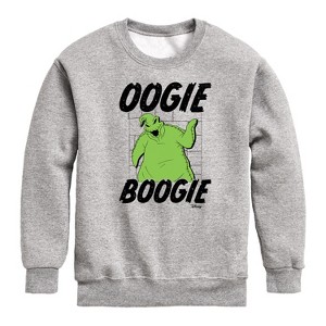 Boys' - Disney - The Nightmare Before Christmas Graphic Long Sleeve Fleece Sweatshirt - 1 of 4