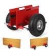 Slab Dolly with 10" Rubber Inflatable Tires,Panel Dolly 600 Lbs Capacity,Adjustable Drywall Mover for Drywall Sheets Door Transport All Terrain - 2 of 4