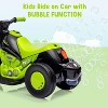 6V Bubble Motorcycle Ride-On Toy, 3-Wheel Electric Motorbike with Music, LED Headlights, Forward/Reverse Pedal, Built-in Bubble Machine - 2 of 4