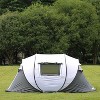 Boersma Camping Instant Pop Up Tent, 6 Person, Water Resistant Dome, Easy Setup for Camping Hiking and Outdoor, Portable with Carry Bag, 3 Season - 2 of 4