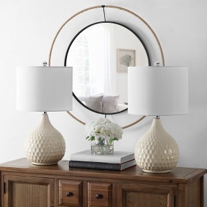 Nalon Table Lamp (Set of 2) - Cream - Safavieh. - 1 of 1