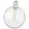 Margo Mid-Century Modern Pendant Light - Sleek White Glass Globe, 100W, Dimmable, Dry Rated - 3 of 4