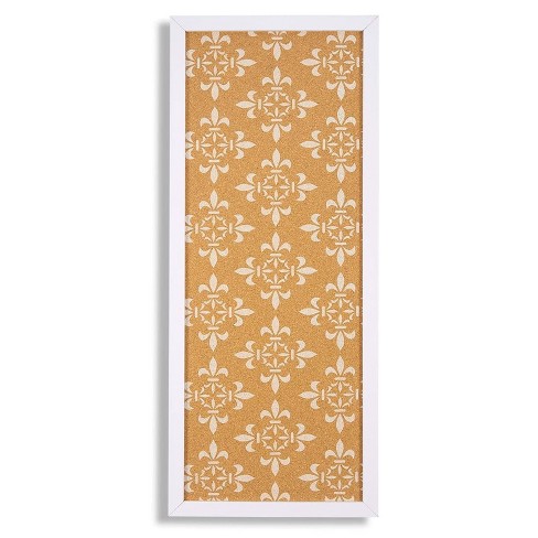 Standing Cork Bulletin Board - Rose Gold/Gold