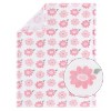 The Peanutshell 5-Piece Floral Fun Baby Crib Bedding Set for Girls with Extra Sheet, Quilt and Blanket - 3 of 4