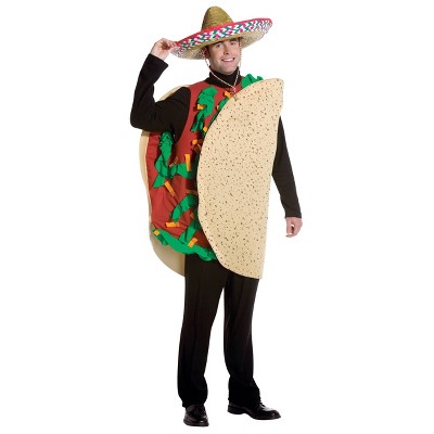 Imposta Costumes Men's Taco Costume Bodysuit Tan One Size
