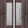 Impresa Stainless Steel Door Push Plate and Pull Handle Set with Screws, Home Office Supplies, 15.75"L x 3.8"W - 2 of 4