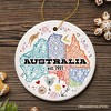 Vibrantly Unique and Stylish Australia Continent Map Ornament, Christmas Souvenir  3 - 4 of 4