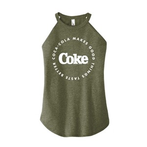 Women's - Coca-Cola - Coke Makes Things Taste Better Graphic High Neck Tank - 1 of 3