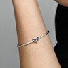 Pandora Moments 6.7'' Sterling SIlver Heart & Butterfly Bangle - 3 of 4