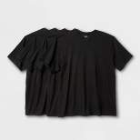 Men's Big & Tall Short Sleeve 4pk V-Neck T-Shirt - Goodfellow & Co™