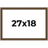 PosterPalooza | Sculpted Gold Picture Frame - UV Acrylic, Backing Board, Hanging Hardware Included - 2 of 4