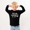 The Juniper Shop Talk Football To Me Ball Toddler Long Sleeve Tee - 2 of 3
