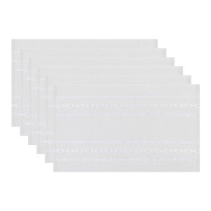REGALWOVEN Cotton Linen Rustic Dining Table Decor Placemats 20 x 12 Inch 6 Pcs - 1 of 4