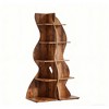 Gulches 5-Tier Corner Shelf, Modern Wall Corner Bookshelf Bookcase for Small Space Decor - 4 of 4