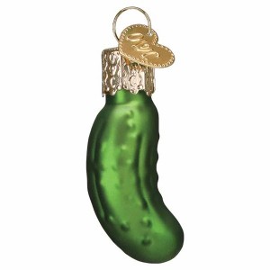 Old World Christmas 1.75 In Mini Pickle Gumdrops Collection Hide Gift Tree Ornaments - 1 of 3