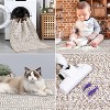 Modern Hallway Runner Rug, Washable Non-Slip Low Pile Carpet, Soft Stain-Resistant Faux Wool Rug for Kitchen, Bedroom - 4 of 4
