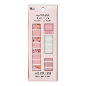 Dashing Diva Gloss Ultra Shine Gel Palette Nail Art - Bug Off - 32pc - 1 of 4