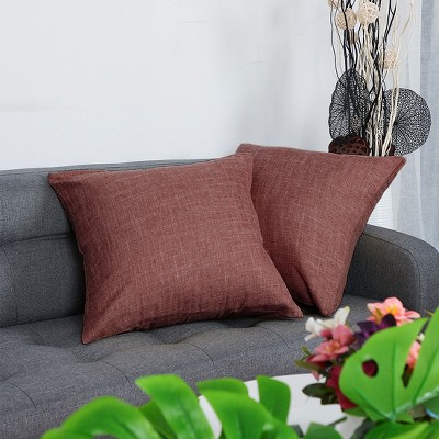 18" Xmas Dog Cotton Linen Pillow Case Sofa Cushion Cover Throw Home Decor Gift 