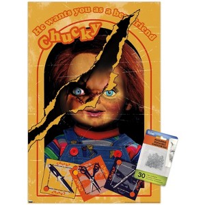 Trends International Chucky: Let's Be Friends - Box Unframed Wall Poster Prints - 1 of 4