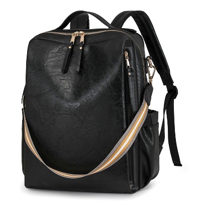 Backpack retro style backpack multi-function PU fashion bag for women